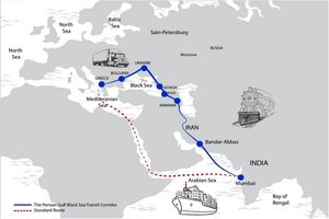 کریدور « خلیج فارس - دریای سیاه »/ اتصال به بازار اروپا با دور زدن ترکیه
