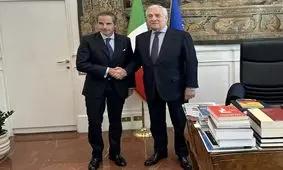 دیدار گروسی با وزیر خارجه ایتالیا پیش از آغاز مذاکرات تهران-واشنگتن در رم

