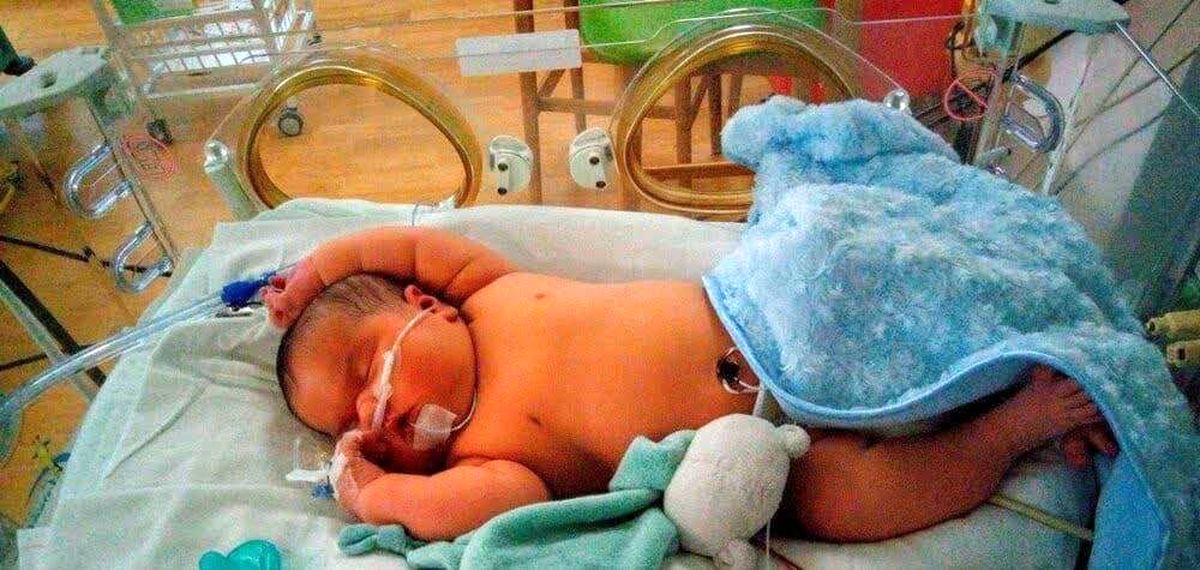 تولد نوزاد ۶ کیلوگرمی در میاندوآب