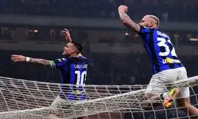 قهرمانی اینتر جلوی چشم هواداران میلان/ اینزاگی ستاره دوم را با فتح دلامادونینا کسب کرد

