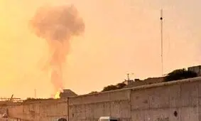 پالایشگاه بوشهر مورد هدف قرار گرفت/ عکس

