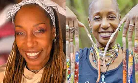 زنی که در ۳۰ سال اخیر ناخن هایش را کوتاه نکرده است