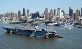 مرگ تفنگدار آمریکایی پس از سقوط از ناو جنگی