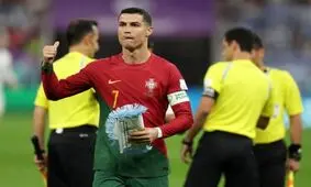 واکنش جالب رونالدو هنگام دیدن فغانی/ ویدئو