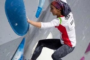 الناز رکابی فینالیست کاپ سنگنوردی آسیا شد

