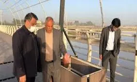 بازدید شهردار اهواز از وضعیت پل طبیعت