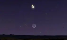 آسمان امشب را از دست ندهید؛ ماه و زحل جفت می‌شوند!