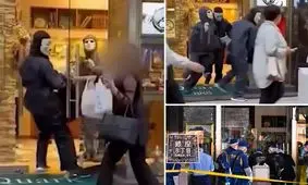 نوجوانان نقابدار فروشگاه رولکس را غارت کردند/ ویدئو