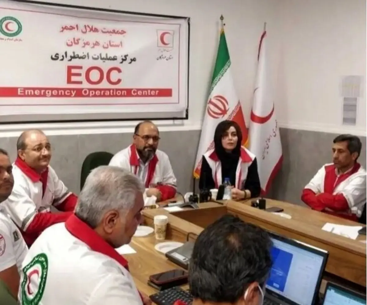 حضور «هدیه بازوند» در هلال احمر هرمزگان