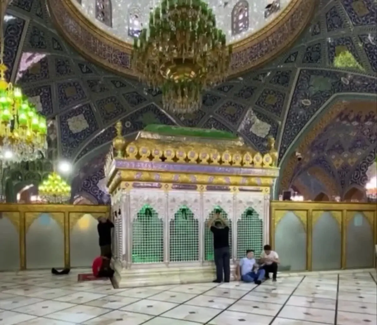 امروز حرم رقیه (س) خلوت‌ تر از همیشه است/ ویدئو