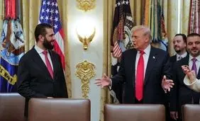 ترامپ:‌ جولانی را دوست دارم و با او کنار می‌آیم/ او گذشته‌ دشواری داشته است، همه‌ ما گذشته‌ سختی داشته‌ایم
