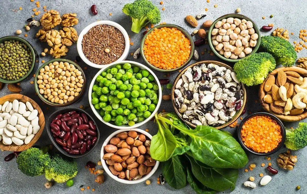 رژیم غذایی سرشار از پروتئین با مواد غذایی گیاهی
