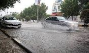 باران سیل‌آسا در بجنورد/ ویدئو
