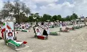 پهپادی که به‌یاد دانش‌آموزان شهید مینابی پرتاب شد/ ویدئو