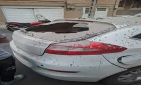 خسارت های حمله هوایی اسرائیل در سعادت آباد تهران/جستجو برای کشف اجساد ادامه دارد