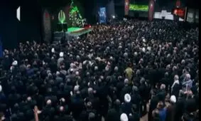باید تقاص پس بدهند آن حرامیان/ وداع با پیکر رهبر شهید در حسینیه امام خمینی(ره)