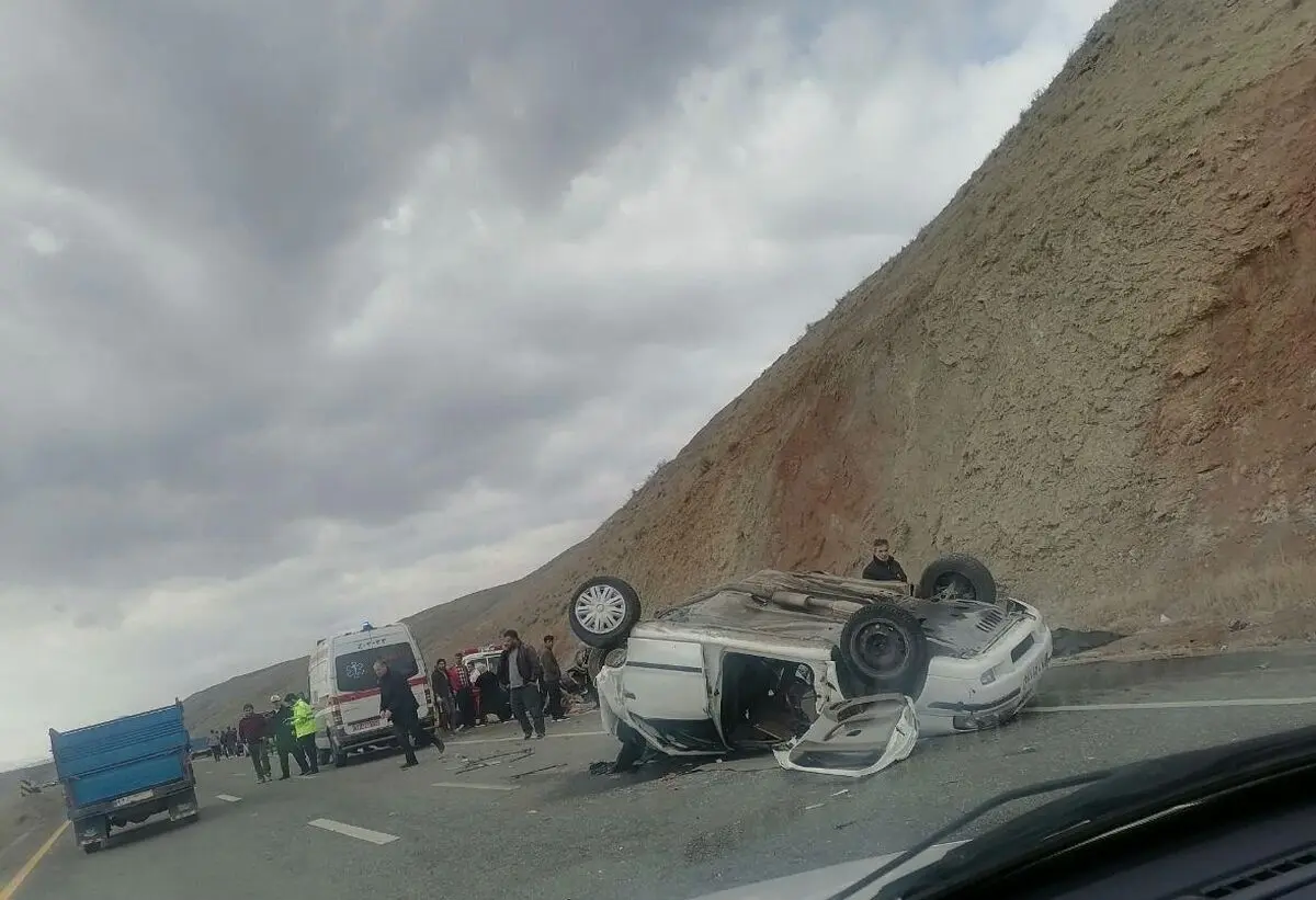 حادثه رانندگی با ۴ فوتی و ۹ مصدوم در محور اهر به تبریز/ ویدئو

