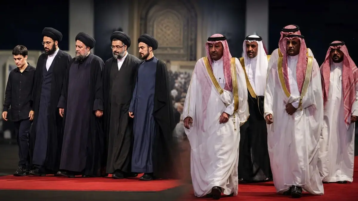 رمزگشایی از کنایه‌هایی قرآنی در مراسم تشییع رهبر شهید/ دیپلماسی آیات در آیین وداع، هوشمندانه بود یا ابزاری برای مرزبندی‌های عقیدتی و سیاسی؟/ چرا سیدحسن خمینی تا پایان آیه صبر نکرد؟