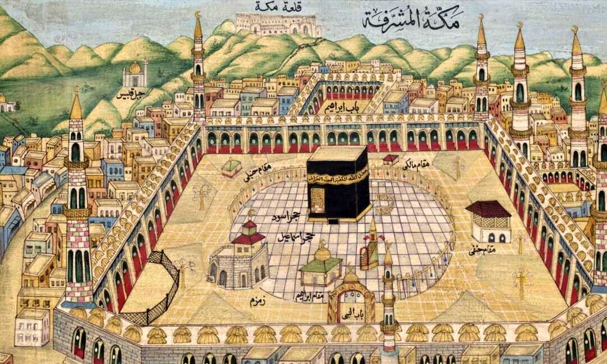 مکه و مسجدالحرام در گذر تاریخ/ عکس