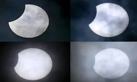 آخرین خورشیدگرفتگی 2022 در سایر کشورهای دنیا به چه شکل بود؟/ تصویر