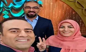 همسر و دختر زیبای وحید رونقی مجری برنامه سال تحویل/ شباهت عجیب مادر و دختر