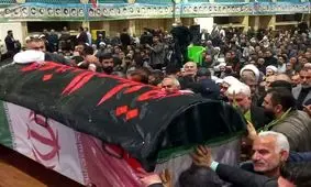 وداع با پیکر آیت الله سلیمانی