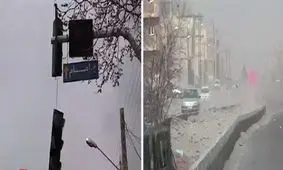 خسارات تندباد در مشگین شهر