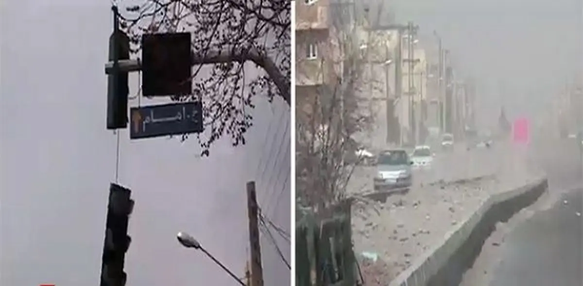 خسارات تندباد در مشگین شهر