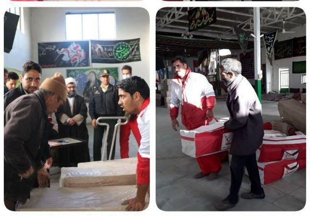 توزیع چادر برای اسکان موقت در منطقه زلزلهزده کوهبنان ادامه دارد