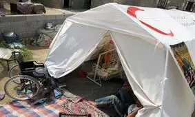 آغاز توزیع چادر در مناطق زلزله‌زده کوهبنان