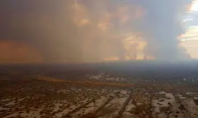 آتش سوزی میقان هوای اراک رابه وضعیت ناسالم رساند/ غلظت آلاینده ها