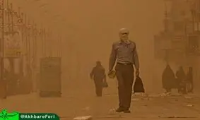 گرد و خاک اهواز به 46 برابر حدمجاز رسید
