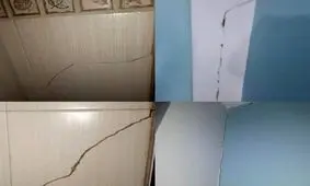 خسارت های زلزله بامداد چهارشنبه اسلامشهر