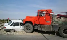 تصادف 2 دستگاه خودرو در همدان 2 کشته برجای گذاشت