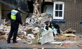 سارقان با بولدوزر دستگاه خودپرداز را تخریب کردند + تصاویر