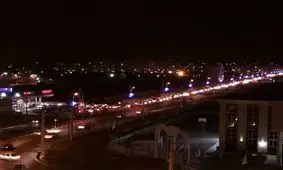 حضور مردم در خیابان بعد از زلزله+تصاویر