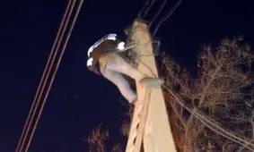 برق گرفتگی جان سارق را گرفت