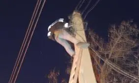 برق گرفتگی جان سارق را گرفت