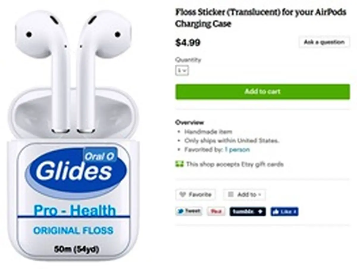 ابتکار جالب برای به سرقت نرفتن هدفون بی‌سیم اپل+عکس