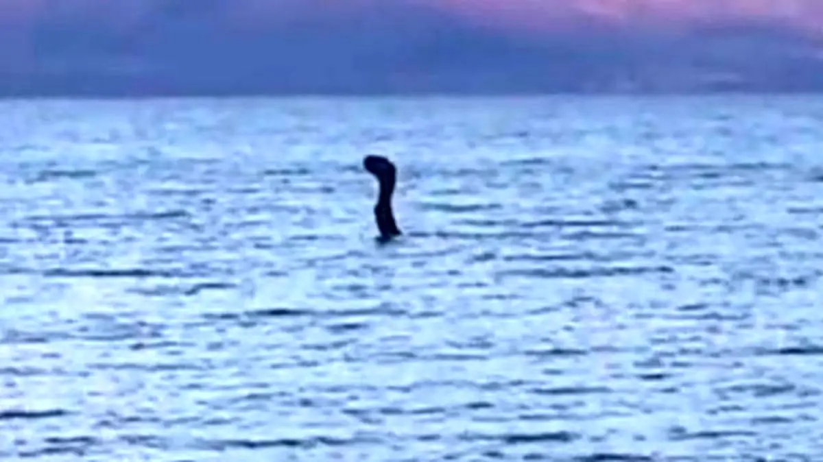 هیولای عجیبِ دریاچه آلبانی در دام دوربین‌های عکاسی