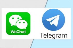 اینفوگرافیک| مقایسه تلگرام و وی‌چت