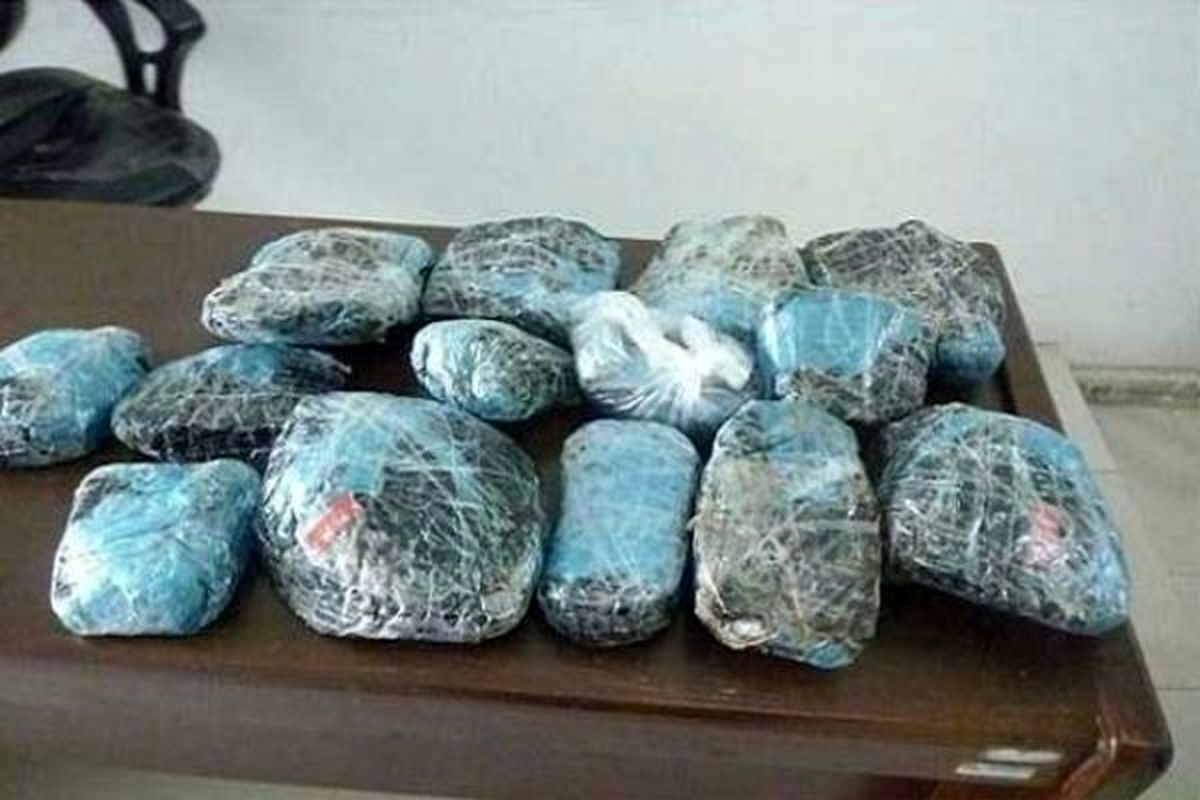 کشف ۷۱ کیلوگرم تریاک از داخل غلطک