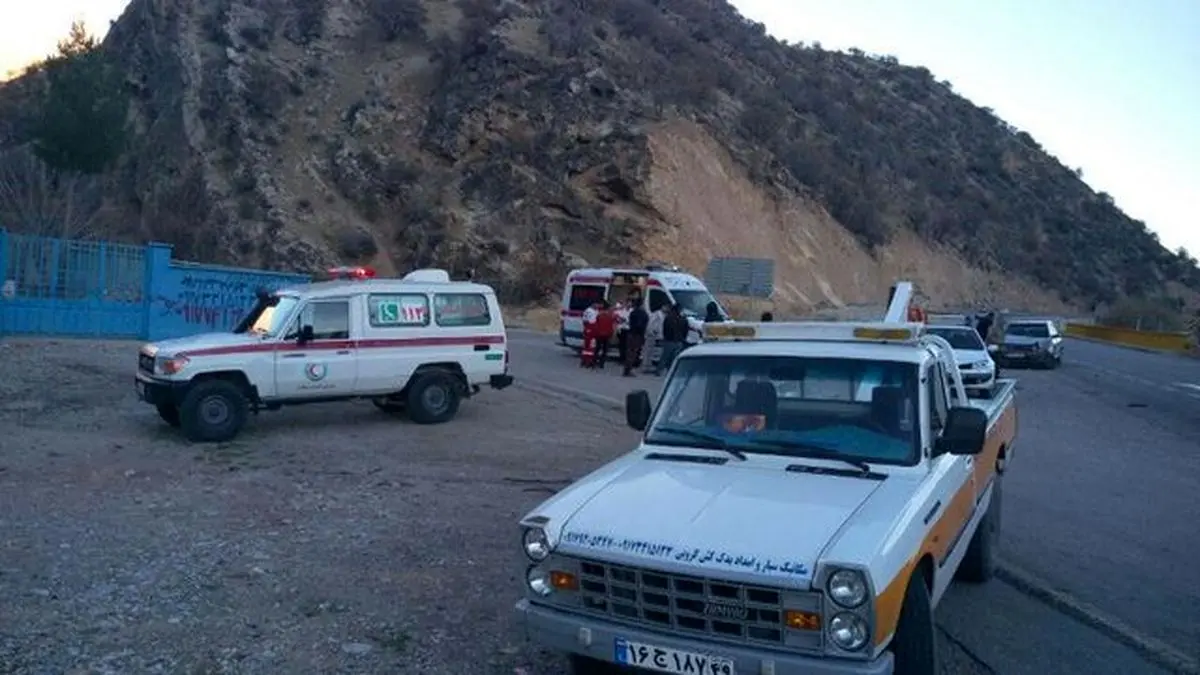 تصادف محور بروجرد - بیرانشهر 7 مثدوم برجای گذاشت