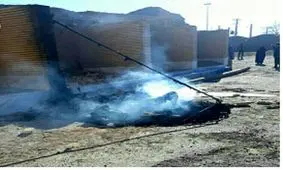 مرگ جوان 25 ساله کرمانی بر اثر آتش‌سوزی در چادر امدادی