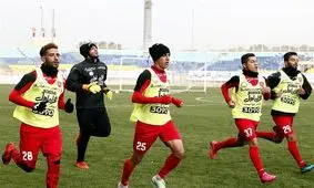 تمرین پرفشار پرسپولیسی‌ها در ورزشگاه آزادی/ تپه‌نوردی ۲ سرخپوش + عکس