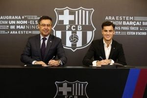 قرارداد کوتینیو با بارسلونا امضا شد+تصاویر
