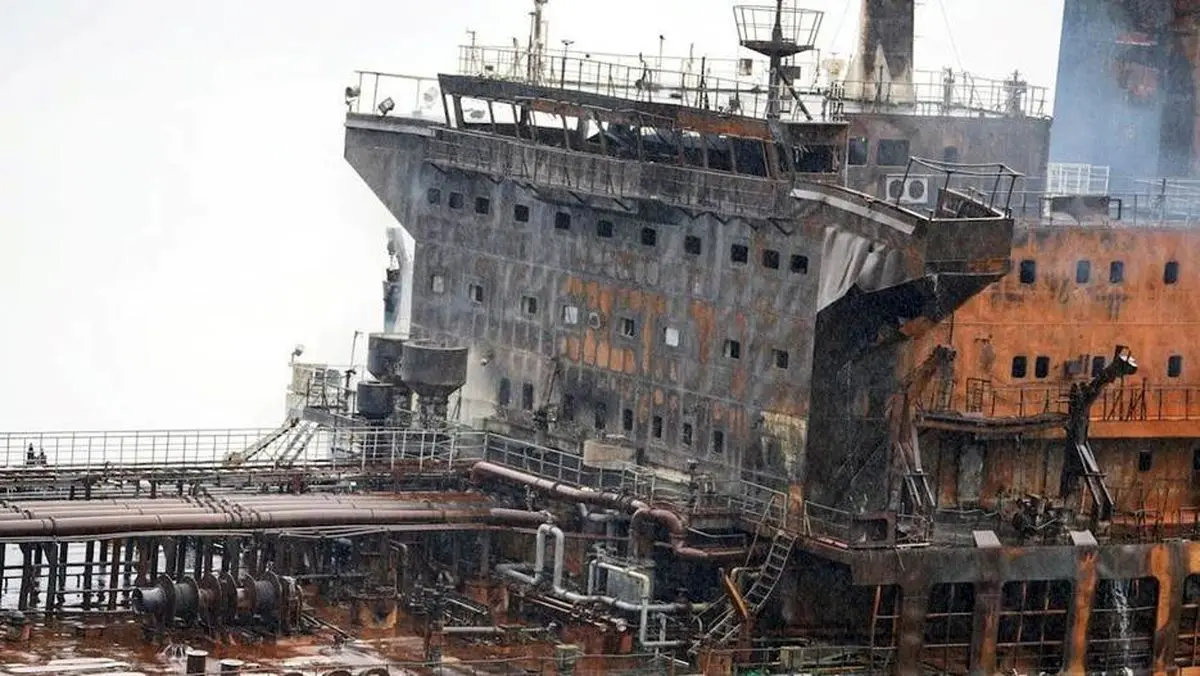 تصاویر نفتکش‌هایی که ایران منهدم کرد

