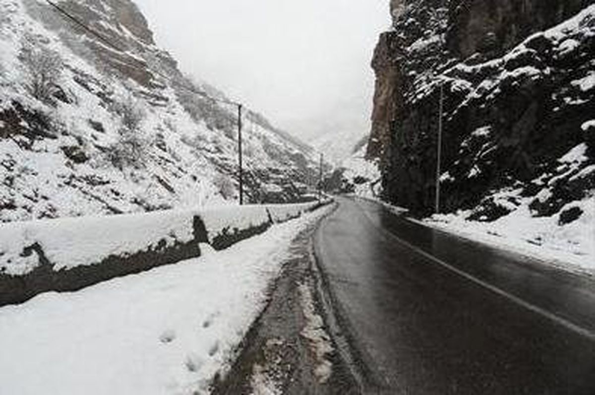 باران وبرف و مهگرفتگی در برخی استانها