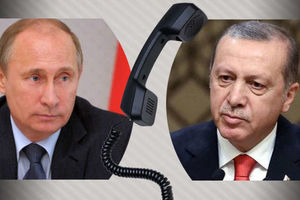 گفت و گوي تلفنی اردوغان و پوتین با محوریت سوریه