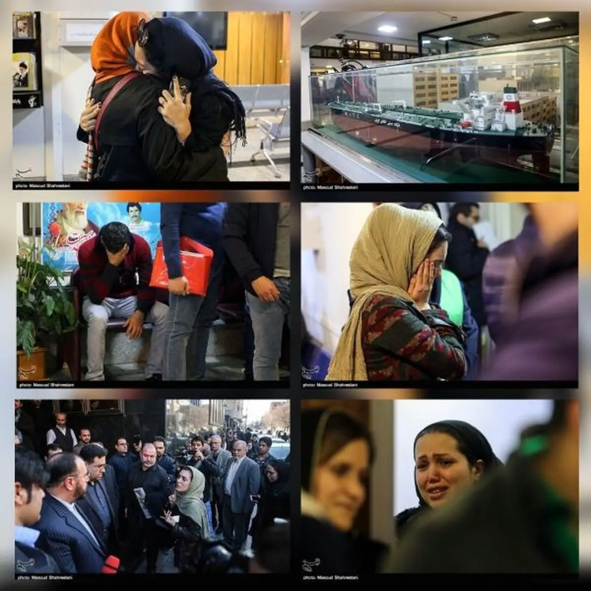 حضور خانواده هاي داغدار سانحه سانچي در شركت ملي نفتكش